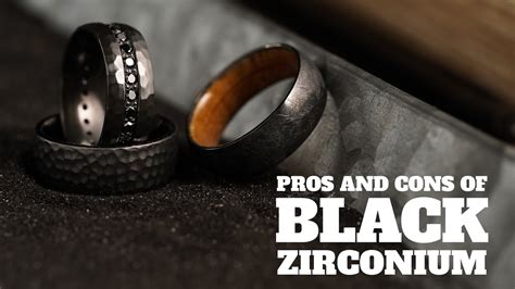 black zirconium rings pros cons.